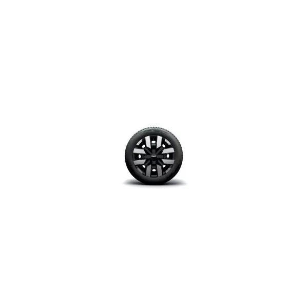 Dacia Spring - Hubcap 15" black and silver (Dacia Original) - 1 piece