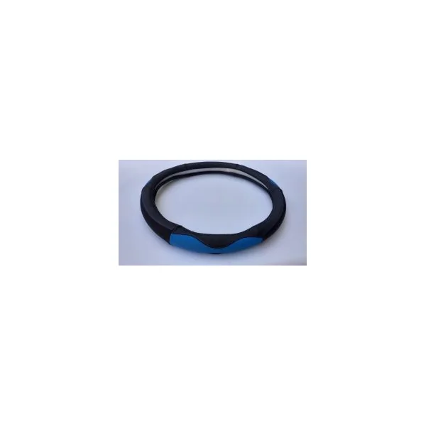 Dacia - Steering wheel cover "Duo" - black & blue