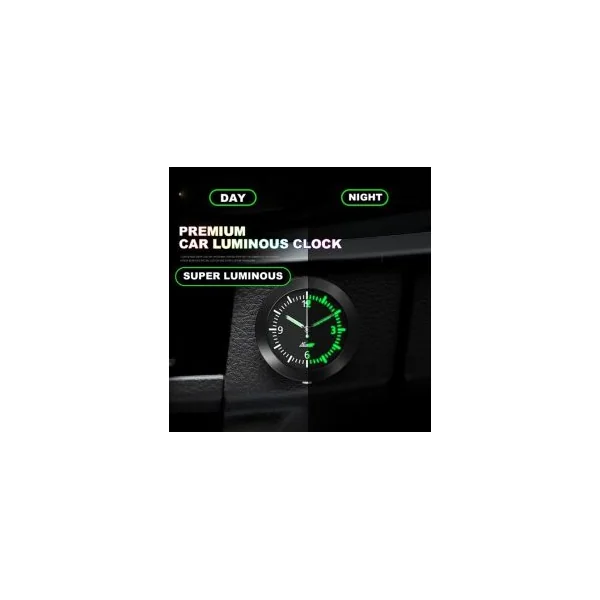 Dashboard luminous clock