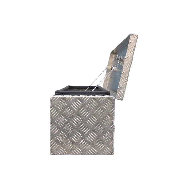 DE HAAN BOX OM - 900x250x250 mm - caisson en tôle striée en aluminium étanche à l'eau et à la poussière - avec serrures à papillon ou en T