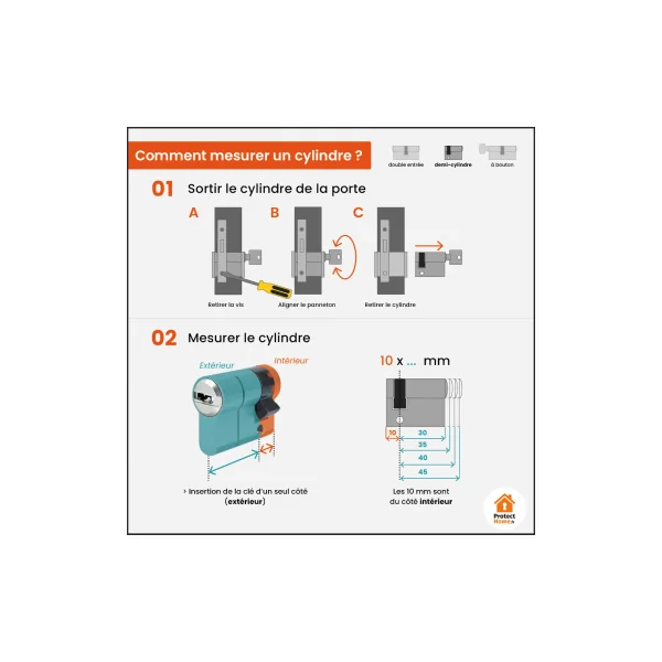 Demi cylindre Abus D6