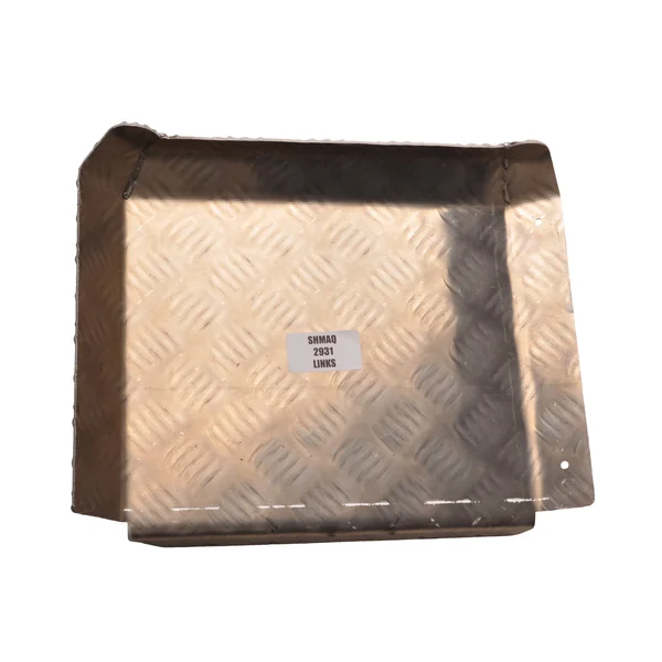 Demi garde boue gauche - 310x290 mm - adapté pour remorque Hapert - matériau de plaque de larmier en aluminium