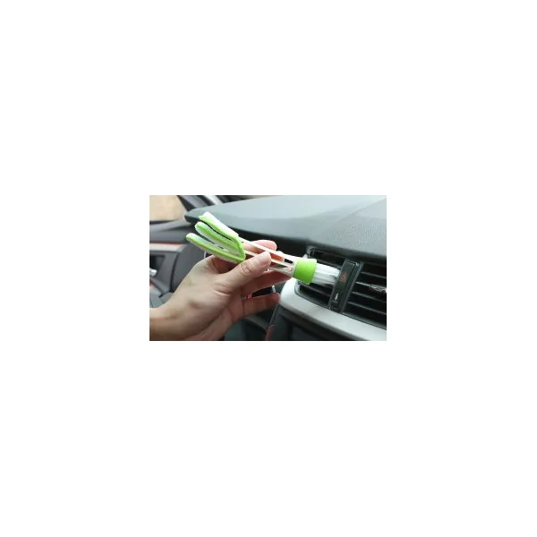 Double Ended Car Cleaning Brush with Microfiber
