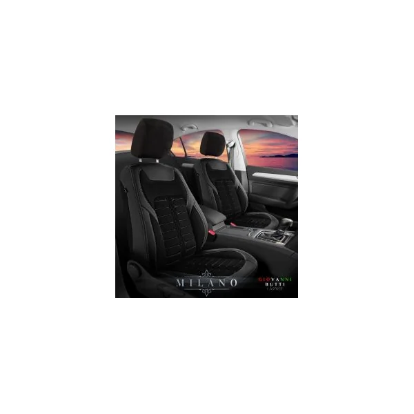 Duster I (2014-2017) - Seat covers Milano - tailor made for Duster and compatible with side armrest