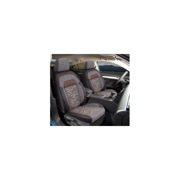 Duster II (2018-2024) - Seat covers Paris - tailor made for Duster and compatible with side armrest