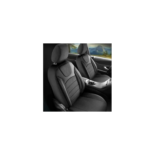Duster II (2018-2024) - Seat covers textile Prestige - tailor made for Duster and compatible with side armrest