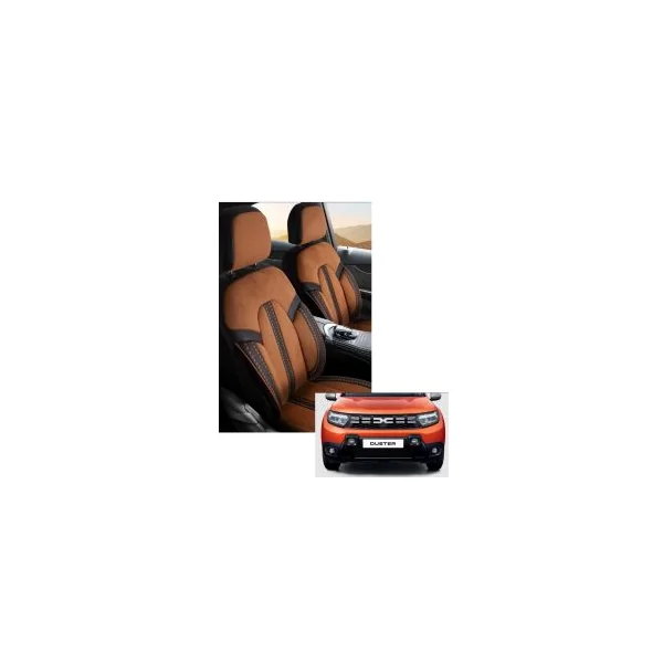 Duster II (2018-2024) - Seat covers Vegas - Leather and premium textile tailor made for Duster II