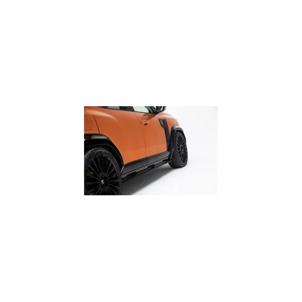 Duster III (2024-2026) - REDUST Side skirts ornaments - Glossy Black