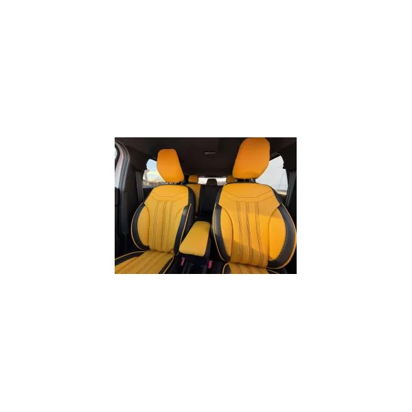 Duster III (2024-2026) - Seat covers Miami yellow - tailor made for Duster 3
