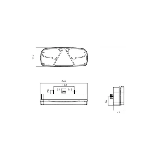 Ecopoint I Gauche Aspöck - 25-2200-001 - 7P ASS2 - 12/24V