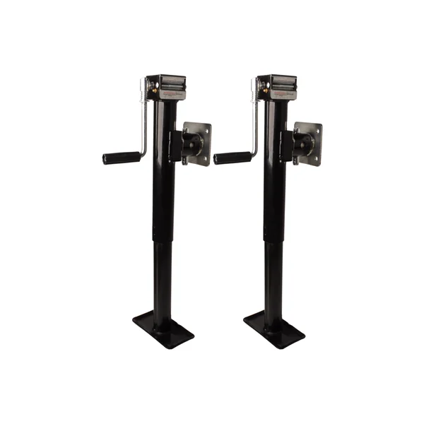 Ensemble de deux pieds de support inclinables et déployables - 43-73 cm - 2000 kg - avec bride
