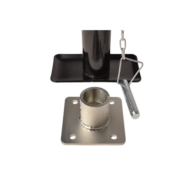 Ensemble de deux pieds de support inclinables et déployables - 43-73 cm - 2000 kg - avec bride