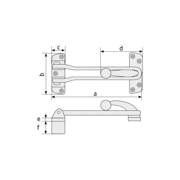 Entrebailleur de porte sécurité Abus SPN110-21