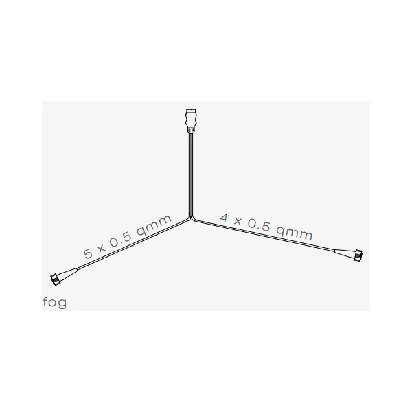 Faisceau de câble Aspöck - 5 mètres - 7 broches - 2x connecteur 5 broches