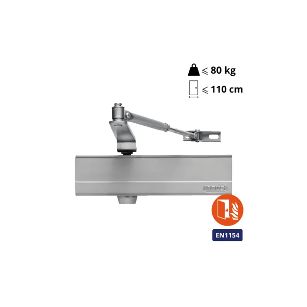 Ferme porte coupe feu Abus AC7124 EN1154
