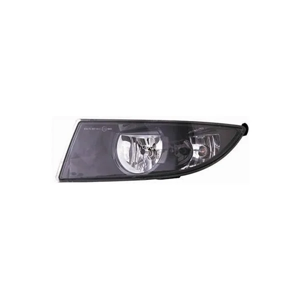 Feu antibrouillard gauche pour SKODA FABIA II ph. 2 2010-2014, HB4, Corps noir, Mod. Sport, Neuf