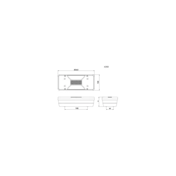 FEU ARRIERE DROIT IVECO DAILY MODELE 2008 ( OE : 69500026 )