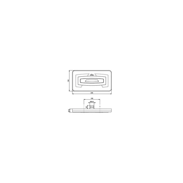 FEU ARRIERE DROIT LED 9V 32 V JOKON