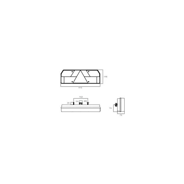 FEU ARRIERE GAUCHE ASPOCK EUROPOINT + PASSE FIL