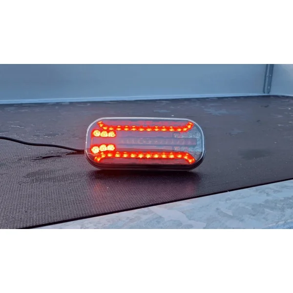 Feu arrière de remorque - Fristom FT-230 LED - droite - 215x95x38 mm - avec clignotant dynamique - avec feu de recul