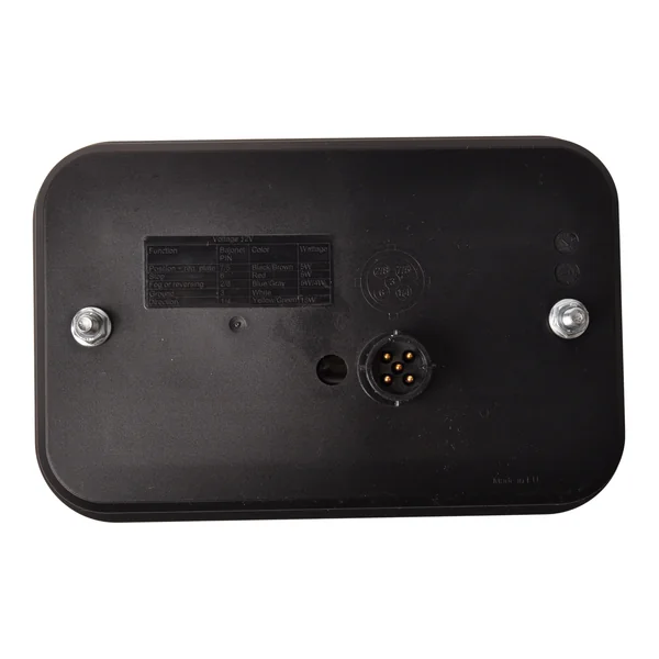 Feu arrière de remorque - Fristom - gauche - 200x130x50 mm - connecteur Aspöck - avec résistance intégrée