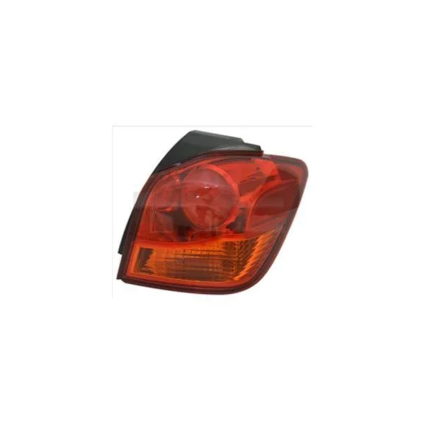 Feu arrière droit extérieur à LED pour MITSUBISHI ASX 2013-2016, orange/rouge, Neuf