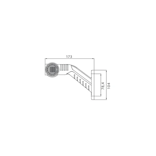 Feu Corne Gauche Superpoint III LED - 31-3304-044 - Connecteur Click-IN - 24V