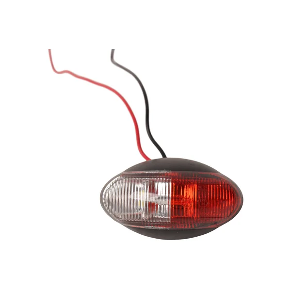 Feu de gabarit design rouge/blanc LED sur support