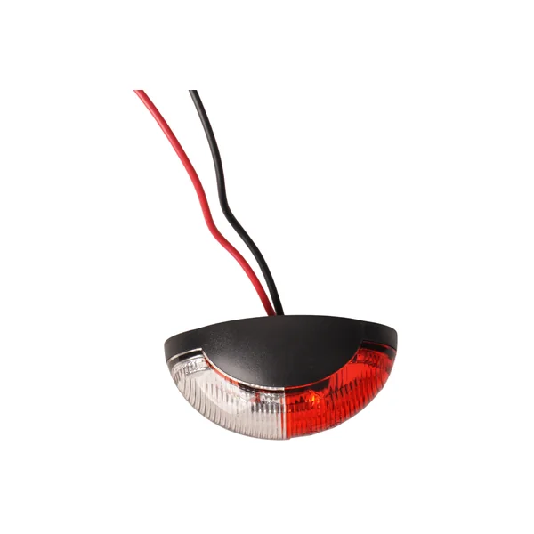 Feu de gabarit design rouge/blanc LED sur support