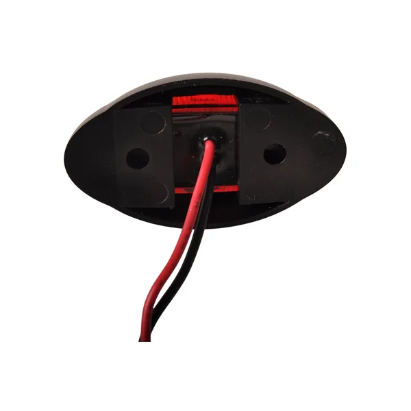 Feu de gabarit design rouge/blanc LED sur support