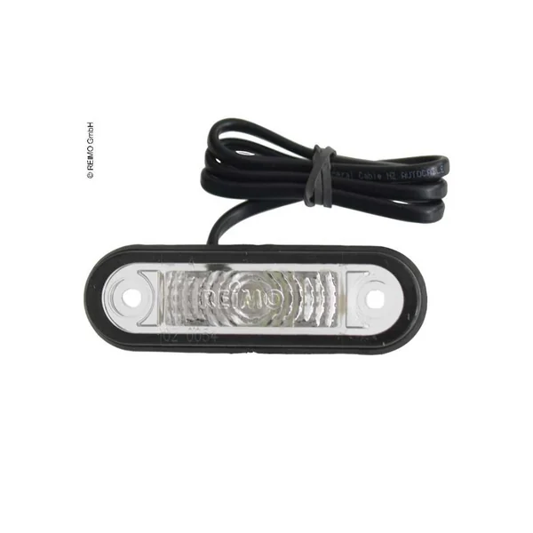 Feu de gabarit LED 10/33V Hella Blanc a encaster avec cable de 5 mm (éclairage blanc )