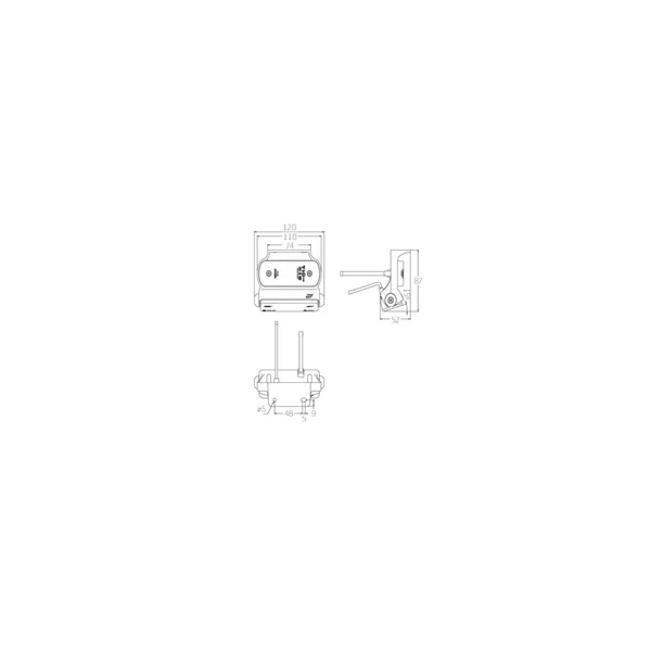 FEU DE GABARIT LED 12/24 V AVEC FEU DE PENETRATION 4 LED