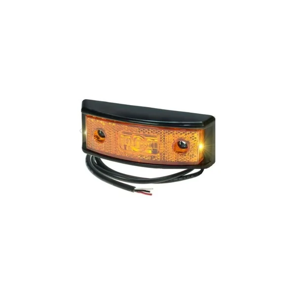 Feu de gabarit LED orange à poser 10/32V avec fonction clignotant