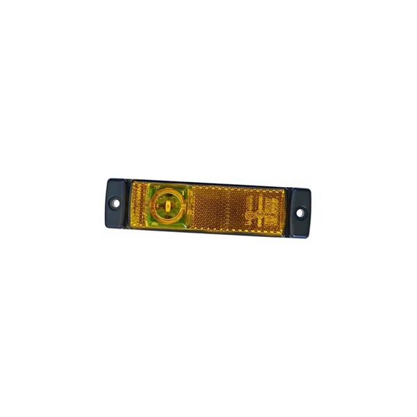 FEU DE GABARIT ORANGE 12V LED A PLAQUER ( avec câble 1500 mm )