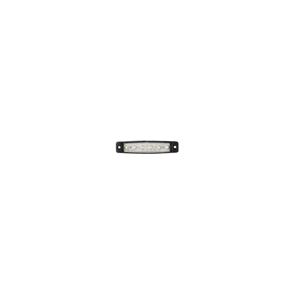 FEU DE POSITION 6 LED BLANC 12/24V ULTRA PLAT