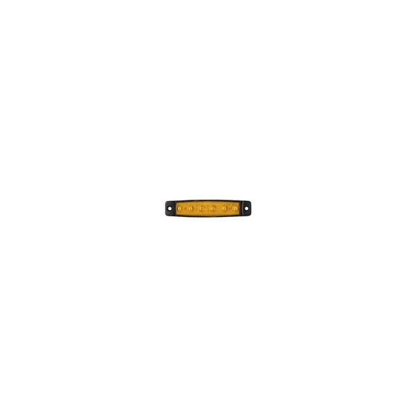 FEU DE POSITION 6 LED ORANGE 12/24V ULTRA PLAT
