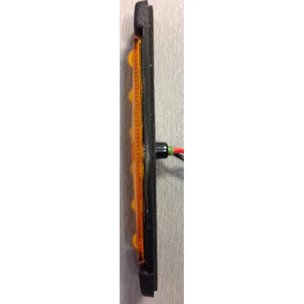 FEU DE POSITION 6 LED ORANGE 12/24V ULTRA PLAT