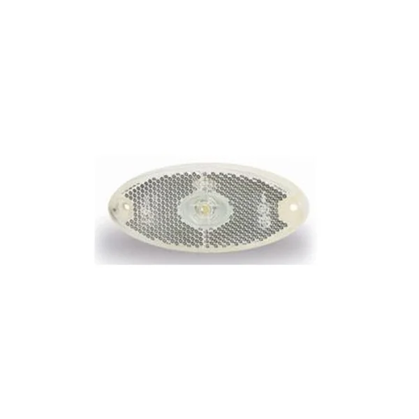 FEU DE POSITION LATERAL LED OVALE BLANC 12/24V JOKON