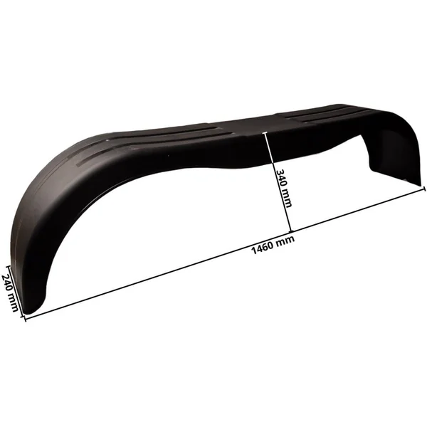 Garde boue Tandem - 1460x240x340 mm