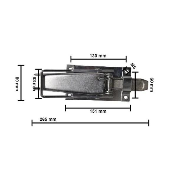 Grenouillère remorque - convient à la Remorque Hulco/Anssems