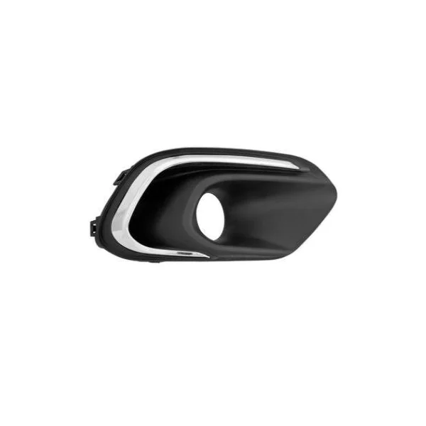 Grille avant droite pour FIAT TIPO II phase 1 2015-2020, noire, siège antibrouillard, moulure chromée, modèle 5 portes/SW, Neuve
