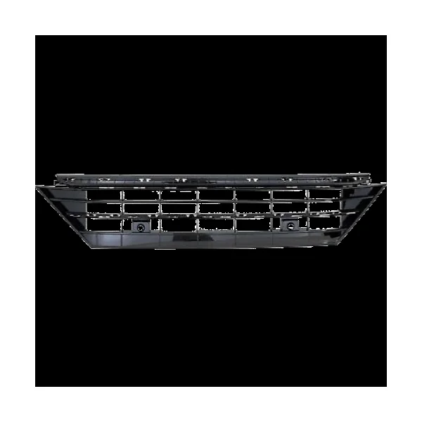 Grille centrale de pare chocs pour VOLKSWAGEN TIGUAN R-LINE de 2016-2020, noire lisse à apprêter, avec trous radar, Neuve