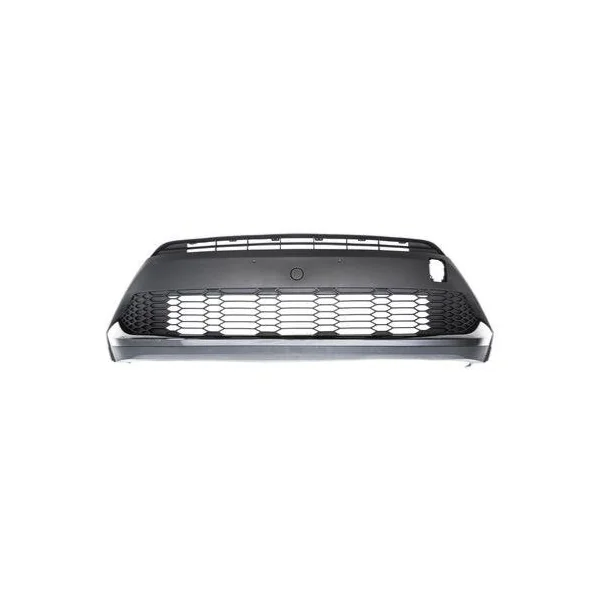 Grille centrale de pare-chocs pour TOYOTA CH-R phase 2 depuis 2020, noire gaufrée, Neuve