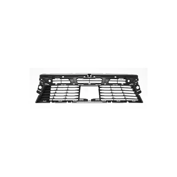 Grille centrale pare chocs avant pour PEUGEOT 3008 II 2018-2020, trous radar, support, noire, Neuve
