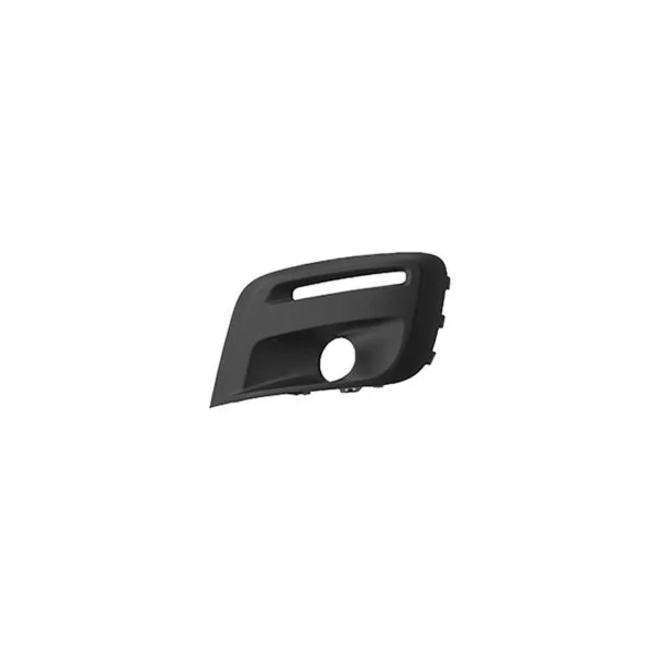 Grille de calandre gauche pour CITROËN BERLINGO II ph.3, 2015-2018, noire, trou feu antibrouillard