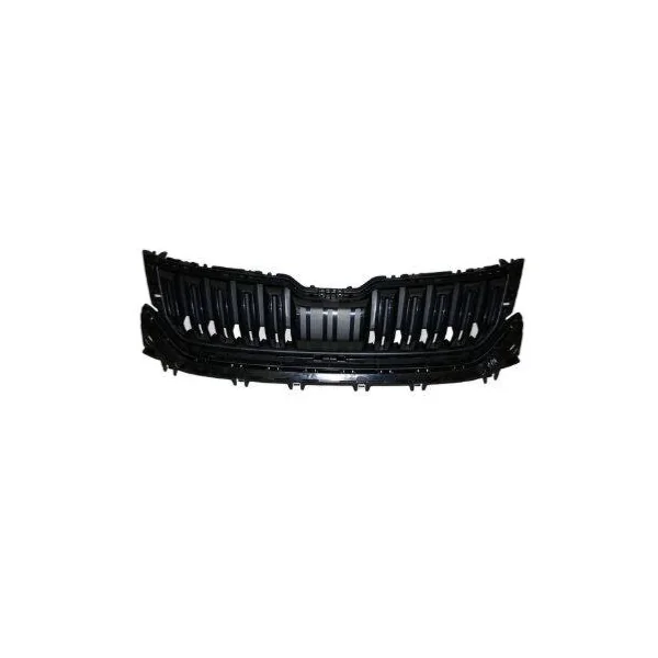 Grille de calandre pour SKODA KODIAQ 2016-2021, noire, Neuve