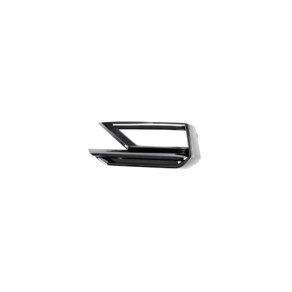Grille de pare chocs avant gauche pour VOLKSWAGEN TIGUAIN R-LINE, 2016-2020, noire lisse, Neuve