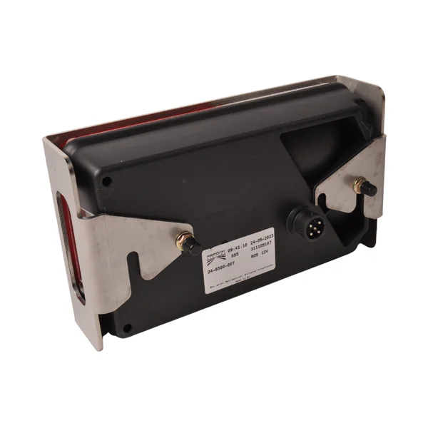 Grille de protection pour feux de remorque Aspock Multipoint 5 avec triangle libre 245x140x65 mm - acier inoxydable