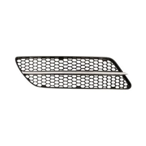 Grille droite pare chocs pour ALFA ROMEO 147 phase 2 de 2004 a 2010, noire, moulure satinée, Neuve