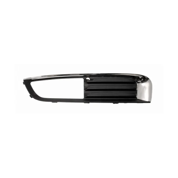 Grille pare-chocs gauche pour OPEL INSIGNIA I phase 1, 2009-2013, noire, avec siege antibrouillard, avec moulure chromee, Neuve